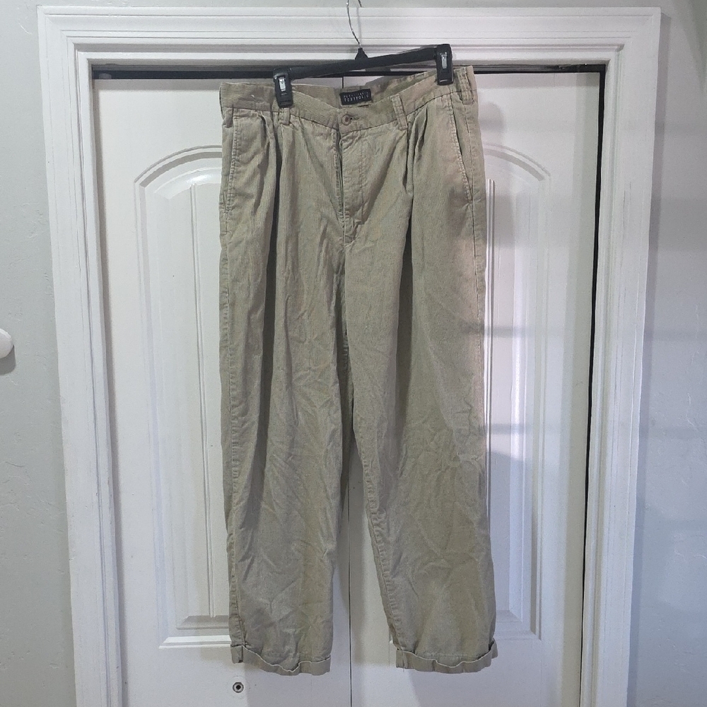 Perry Ellis Portfolio Men's Khaki Chinos